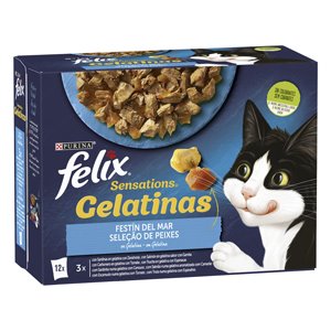 FELIX SENSATIONS GELATINAS PESCADO 6x12x85 gr.